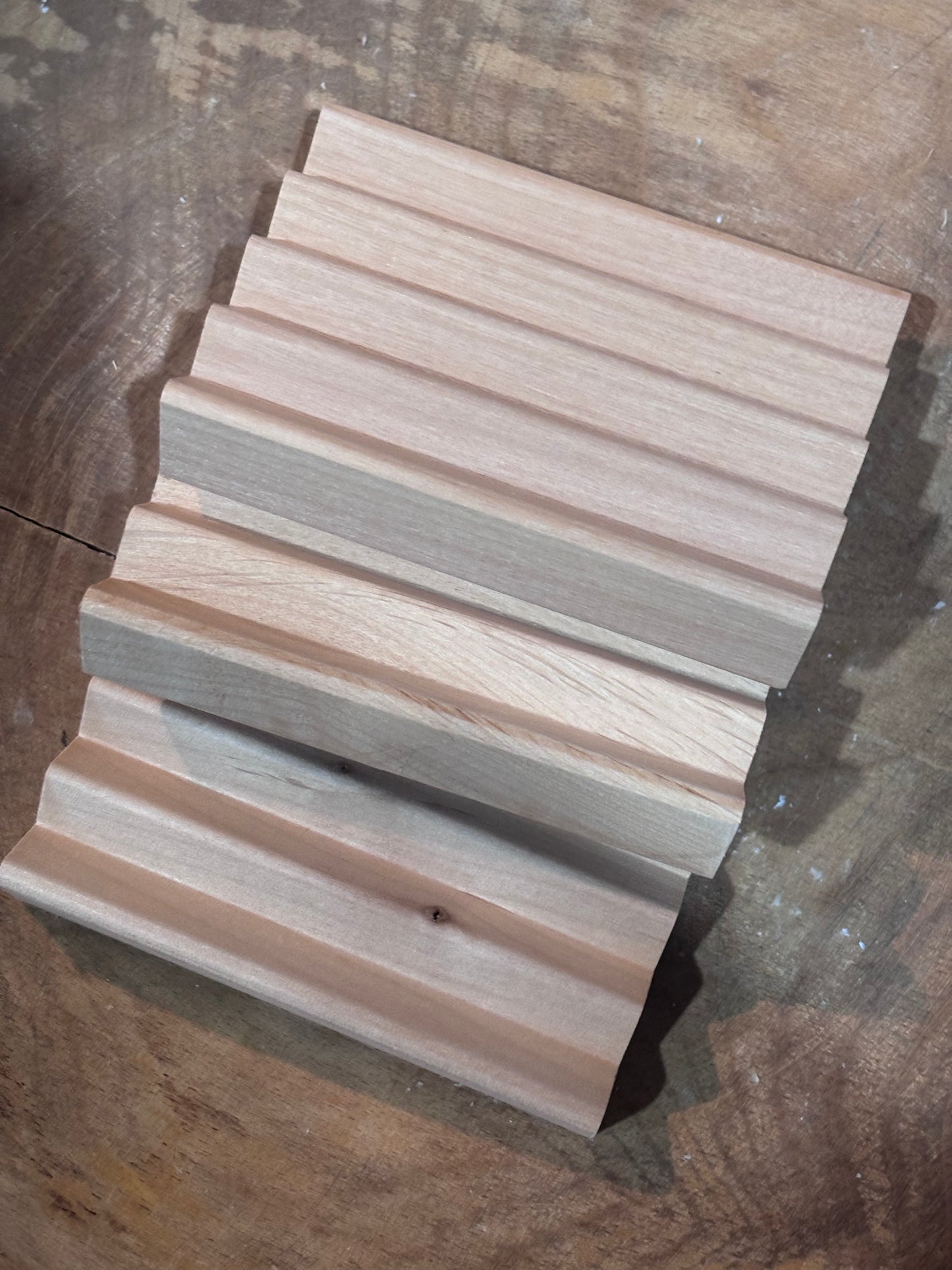 Alder wood soap dish